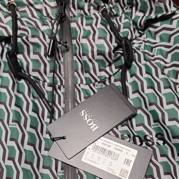 BOSS Logo-Print Windbreaker Jacket - Picture 8 of 10